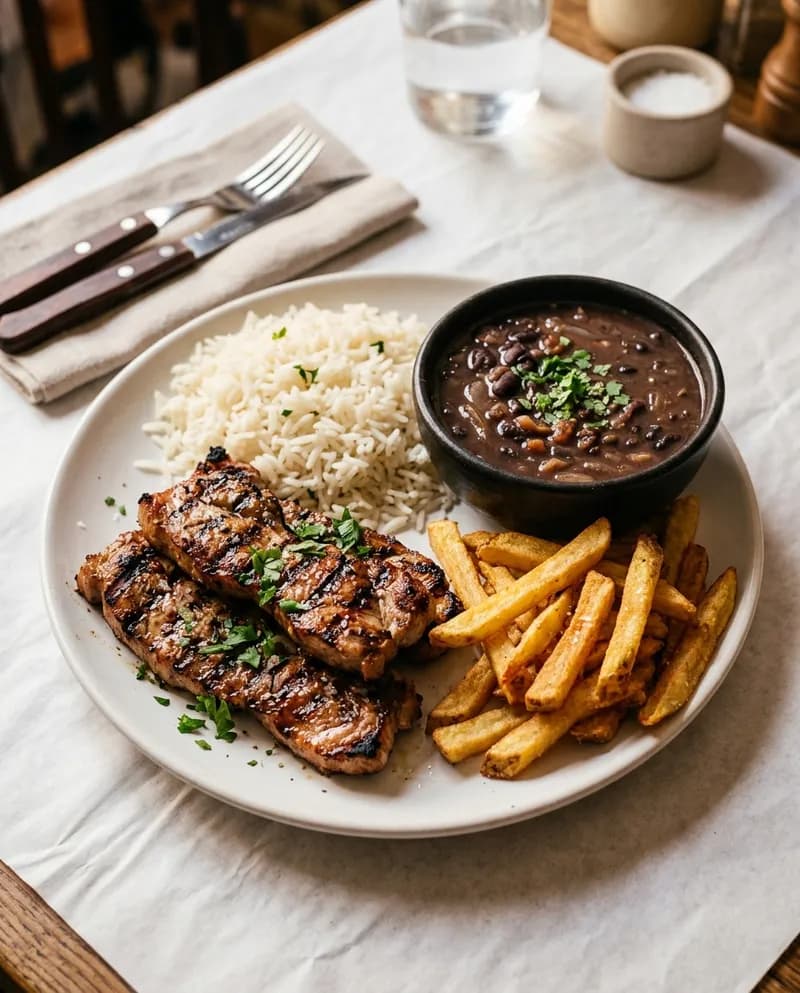 Secretos com arroz e feijão preto